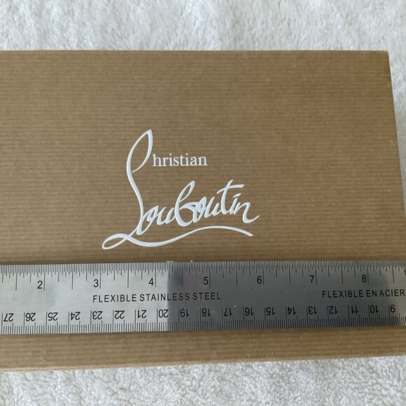 Christian Louboutin Wallet Box 9x6 And Drawstring Duster Bag 10.5 X 9.5” - Picture 3 of 10